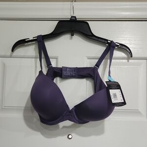 Maidenform Purple T-Shirt Bra with Adjustable Straps